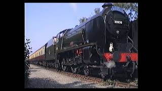 30926 Repton at the Great Central Railway in September 1991 [upl. by Itnavart126]