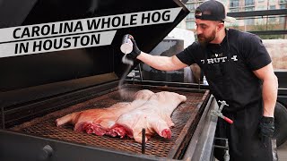 Why Bringing Carolina Whole Hog to Texas Is a Big Deal for Barbecue — Smoke Point [upl. by Asare]