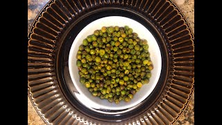 Crunchy Green Peas  Air fryer Recipe  Snack  NASHTA  EVENING SNACKS GREENPEAS AIRFRYER PEAS [upl. by Kirit]