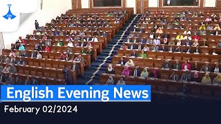 etv English Evening News  February 022024 [upl. by Zzahc121]