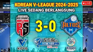 🔴 FULL MATCH◆ RED SPARKS VS IBK ALTOS ◆ ROUND KE3 VLEAGUE 20242025 [upl. by Cannice699]