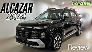 7 Seater की बाप है । 2024 Hyundai Alcazar Prestige Turbo Best Value For Money ModelAlcazar Review [upl. by Reyam]