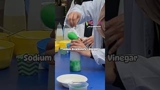 Sodium Bicarbonate Vinegar Reaction shorts sodiumbicarbonate vinegar [upl. by Resneps]