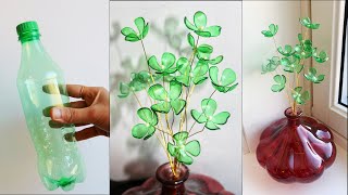 How To Make Very Easy and Beautiful Plastic Bottle Flower  Plastic Bottle Craft Bottle Art [upl. by Anyah344]