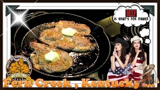 Cast Iron Skillet Seared T Bone Steaks [upl. by Ramilahs330]