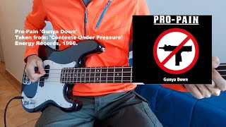 ProPain Gunya Down BASS Cover propain basscover [upl. by Bortman]