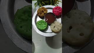 two items recipe cooking  colour idli recipe Bread banana crunch sweet halwa recip cooking videos [upl. by Nylakcaj]