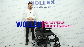 WOLLEX WGP200 Akülü Tekerlekli Sandalye Kullanımı [upl. by Antonin]