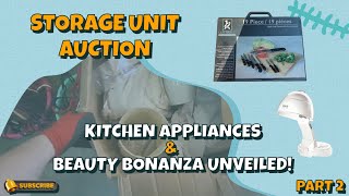 Storage Unit Auction Part 2 Kitchen Appliances amp Beauty Bonanza Unveiled 🍳💄 [upl. by Zola]