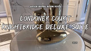 Macau Cotai Londoner Courts Knightsbridge Deluxe Suite Room Tour 2023 [upl. by Demahum584]