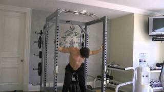 300 lbs Chin Up  120 lbs Added at 180 BW [upl. by Noseyt770]