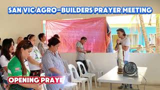 San Vic AgroBuilders Toledo City Prayer Meeting [upl. by Laspisa]