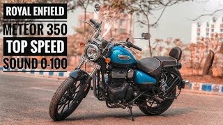 Top speed 350 Royal Enfield Metor automobile rider bikereview royalenfield motovlog elvishyada [upl. by Verdi]