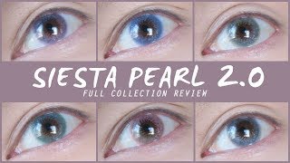 Siesta Pearl Contacts 20 All Colors  Sparkling AND Natural [upl. by Ettenrahs829]