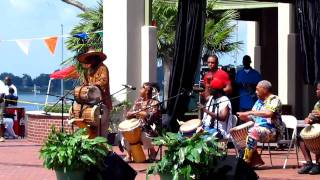 2011 Gullah Festival  African Drumming Opens The Program [upl. by Ikciv]