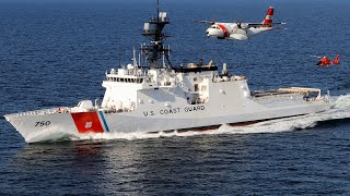 The largest combat cutter in the world US Coast Guard Legendclass cutter [upl. by Yong]