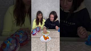 Choose cotton candy balls challenge 😂 Who has how many persimmons 🧐 shorts Best video by Hmelkofm [upl. by Frannie738]