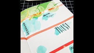 Tutorial  watercolor with acrylic paint [upl. by Talbott573]