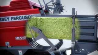 Hesston by Massey Ferguson 2100 Series Large Square Baler Animation [upl. by Chamberlain]