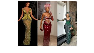 Latest mind blowing Corset asoebi styles for Owambe corsetoutfits [upl. by Ayidan]