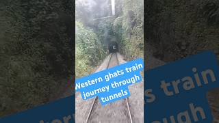 Western ghats tunnel train journey from Bangalore to Mangalore youtubeshorts trendingshorts viral [upl. by Mauve]