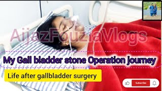 My Gall bladder stone Operation journey  gallbladder removal surgery  laparoscopic surgery video [upl. by Yllut]