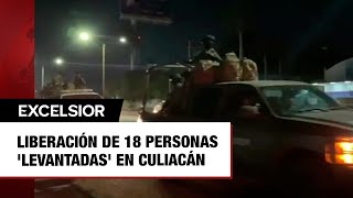 Confirman liberación de 18 personas levantadas en Culiacán Sinaloa [upl. by Adnawuj]