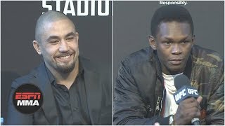 The best of Robert Whittaker and Israel Adesanyas UFC 243 press conference  ESPN MMA [upl. by Hovey]