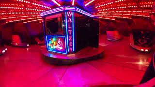 Leigh amp Craig Danters Waltzer  On Ride POV Stoke Winter Wonderland 2023 [upl. by Akehsay262]