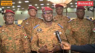 Burkina  Rencontre d’échanges entre la hiérarchie militaire et le personnel militaire [upl. by Tolland]