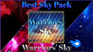 Warriors Sky Pack 121 Mcpe 🔥 • For PvP Skywars Bedwars • No lag [upl. by Ardnuasac]