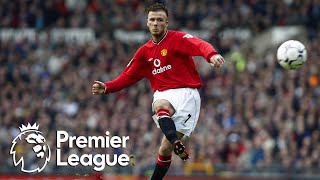 The legend of David Beckham at Manchester United  Premier League  NBC Sports [upl. by Anen]