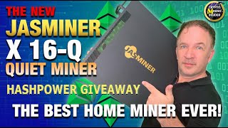 JASMINER X16Q 🤩 HASHPOWER GIVEAWAY  COMPLETE REVIEW  DUAL MINING [upl. by Leva]