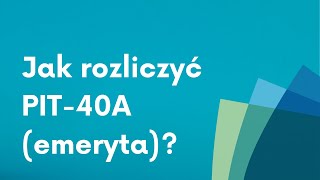 Jak rozliczyć PIT 40A w programie PIT PRO od podatnikinfo [upl. by Aenat]