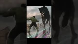 Hulk Vs Fenris Wolf  Marvel Studios [upl. by Persse]