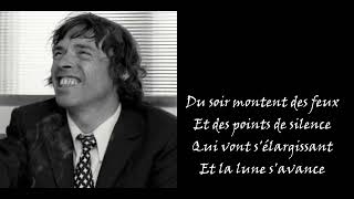 Jacques Brel  Les Marquises paroles [upl. by Ynnol]