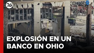 EEUU  Explosión en un banco en Ohio Un muerto y varios heridos [upl. by Anma666]