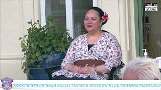 🇹🇴 Presentation to HRH Princess Angelika Lātūfuipeka by Apifoou College ExStudents at the Villa 🩵 [upl. by Secnarfyram]