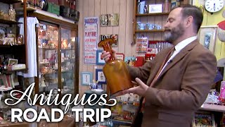 Paul Finds a 1950s Holmegaard Danish Glass Vase  Day 3 Season 16  Antiques Road Trip [upl. by Annyahs517]