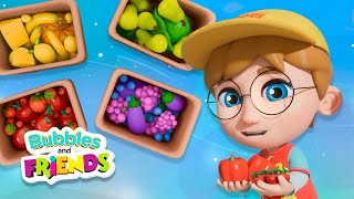 🌈 Ready for a Colorful Adventure Learn Sorting and Organizing 🍓🍌🥦 Full Episode amp Song For Kids [upl. by Tybi341]