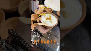 Tried Banarasi food 🍛🧋 food banaras varanasi [upl. by Follmer770]