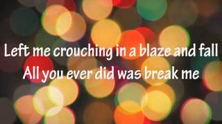 Wrecking ball  VERY LOW PITCH  Miley Cyrus lyrics [upl. by Walburga]