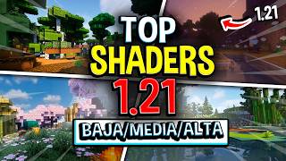 TOP 7 SHADERS para Minecraft PE 12131 Gama BAJA MEDIA y ALTA  Shaders para PEBEDROCKJAVA 121🤩 [upl. by Nhojleahcim389]