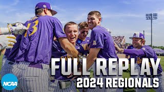 East Carolina vs Wake Forest 2024 NCAA baseball Greenville Regional  FULL REPLAY [upl. by Abana]