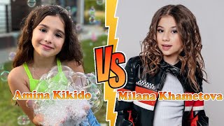 Amina Kikido VS Milana Khametova Transformation 👑 New Stars From Baby To 2023 [upl. by Whitford]