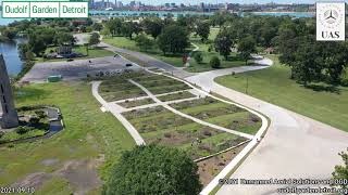 20210910 Oudolf Garden Detroit Flyover [upl. by Ellehcim]