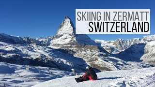 Skiing in Zermatt  Switzerland [upl. by Hertha]