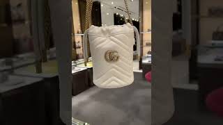 구찌 GUCCI GG MARMONT MINI BUCKET BAG ‎575163 DTDRT 9022wwwroseluxcom [upl. by Elayor]