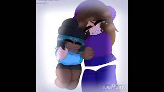 Sandusky hugging bambrra speedraw drawing speedpaint vsdaveandbambigoldenappleedition [upl. by Hselin]