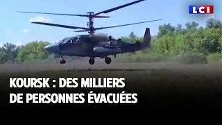 Koursk  des milliers de personnes évacuées [upl. by Willin]